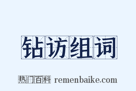 钻访组词是什么意思的图片